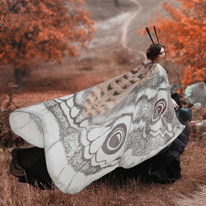 Starlit Moth Wing Chiffon Cape Product Image 09