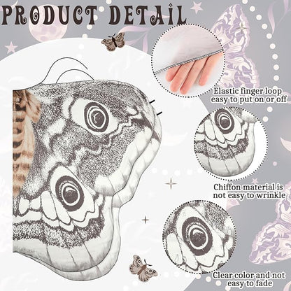 Starlit Moth Wing Chiffon Cape Product Image 10
