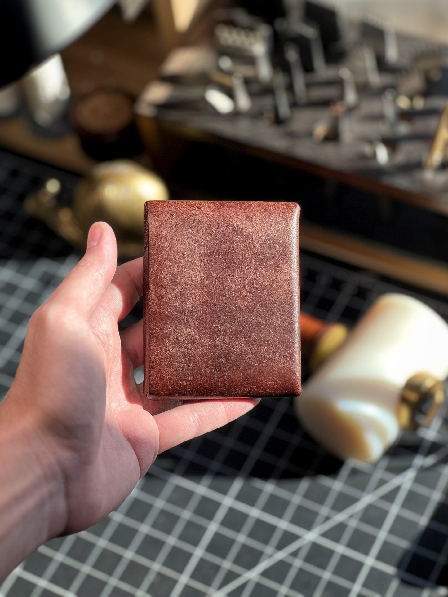 Sterling Full Grain Leather Wallet Pen Slot Product Image 06