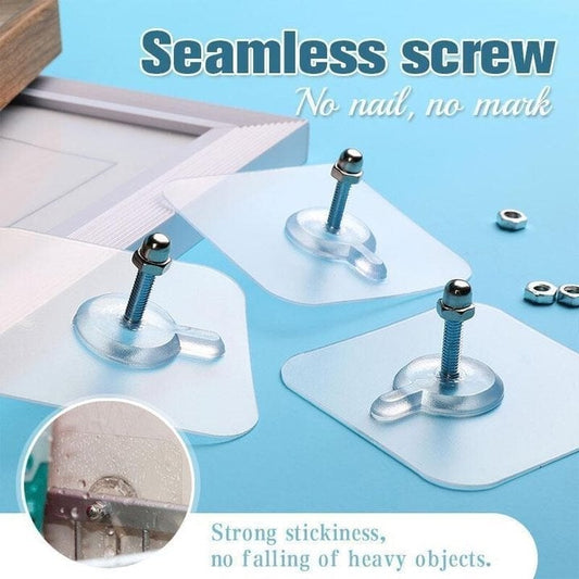 Strata Clear Adhesive Wall Hooks 10 Piece Product Image 01