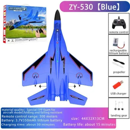 Stratoglide Rc Fighter Jet Led Flying Toy Product Image 02