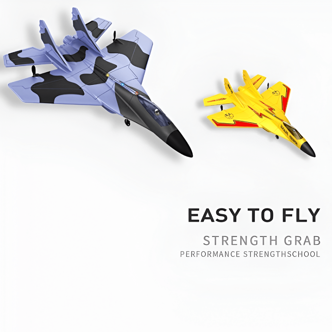 Stratoglide Rc Fighter Jet Led Flying Toy Product Image 04