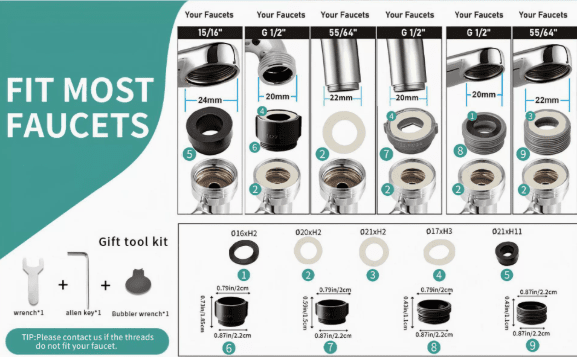 Streamwise 360 Dual Mode Faucet Sprayer Product Image 07