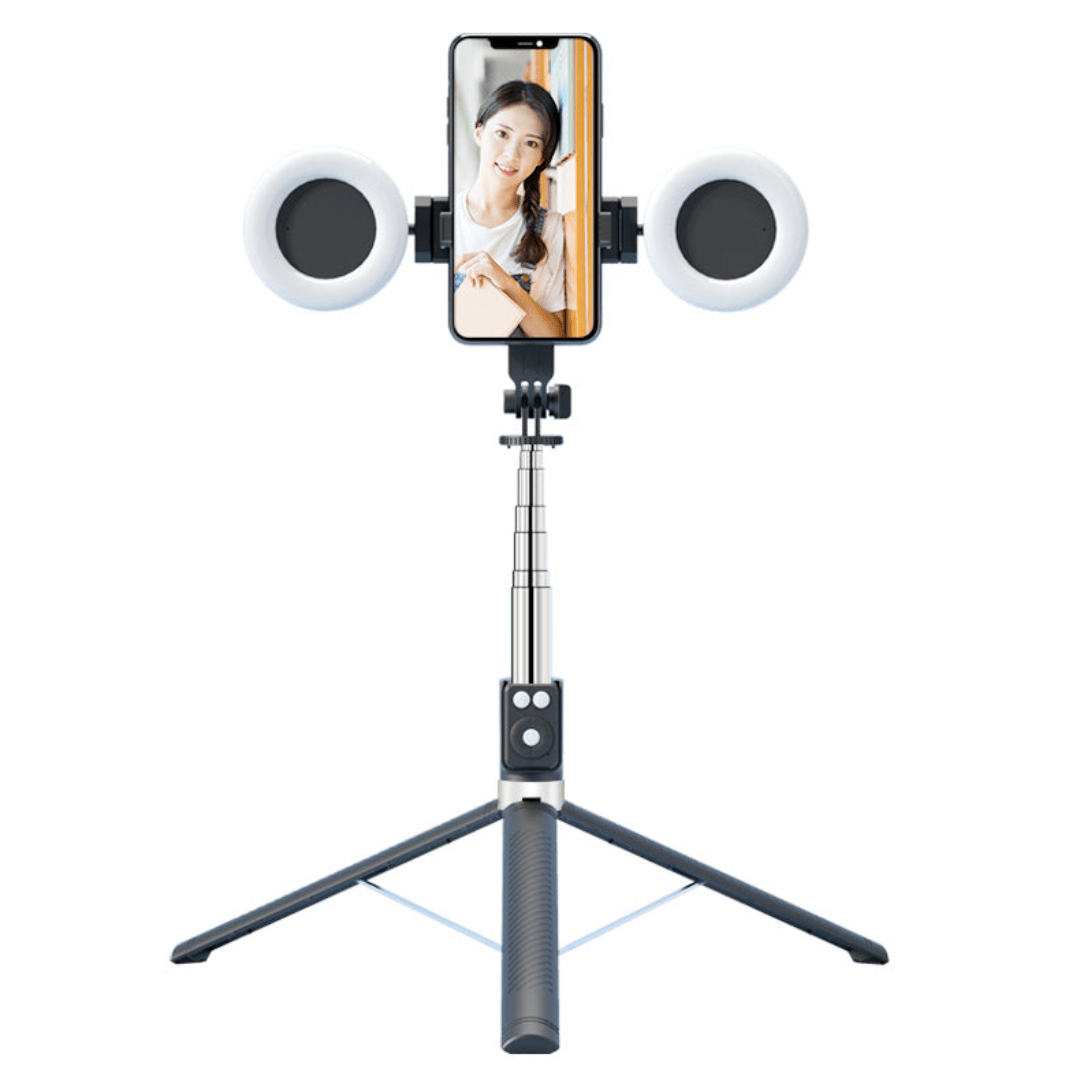 Studioreach Selfie Tripod Stick Dual Lights Product Image 03