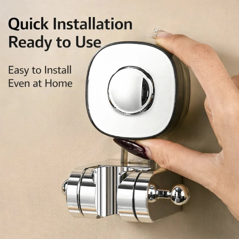 Suction Mount Adjustable Shower Head Holder Product Image 03