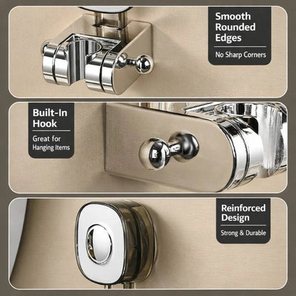Suction Mount Adjustable Shower Head Holder Product Image 06