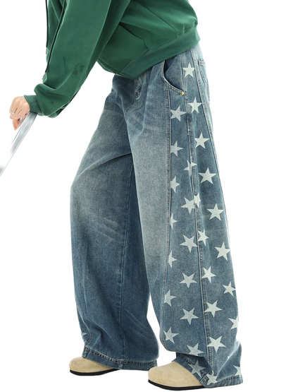 Sway Panel Wide Leg Lightweight Denim Jeans Product Image 04