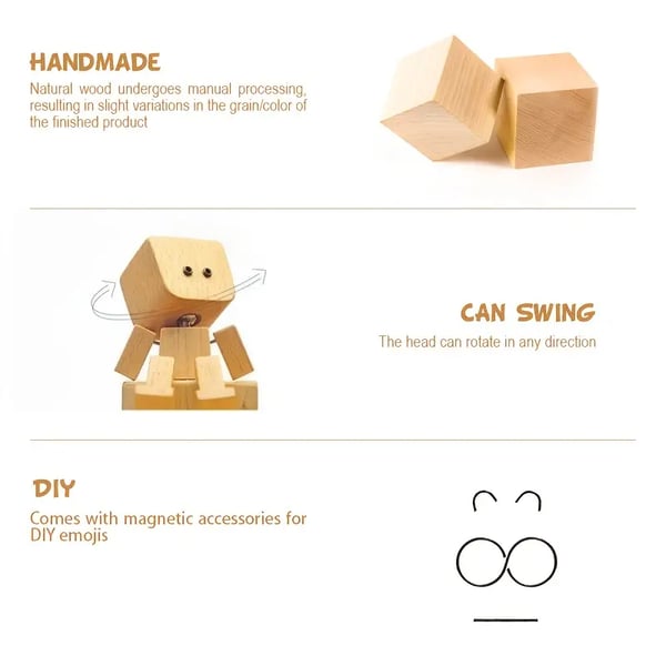 Swaymate Wooden Bobble Charm Magnetic Faces Product Image 03