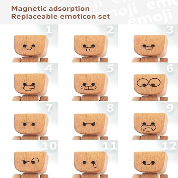 Swaymate Wooden Bobble Charm Magnetic Faces Product Image 08