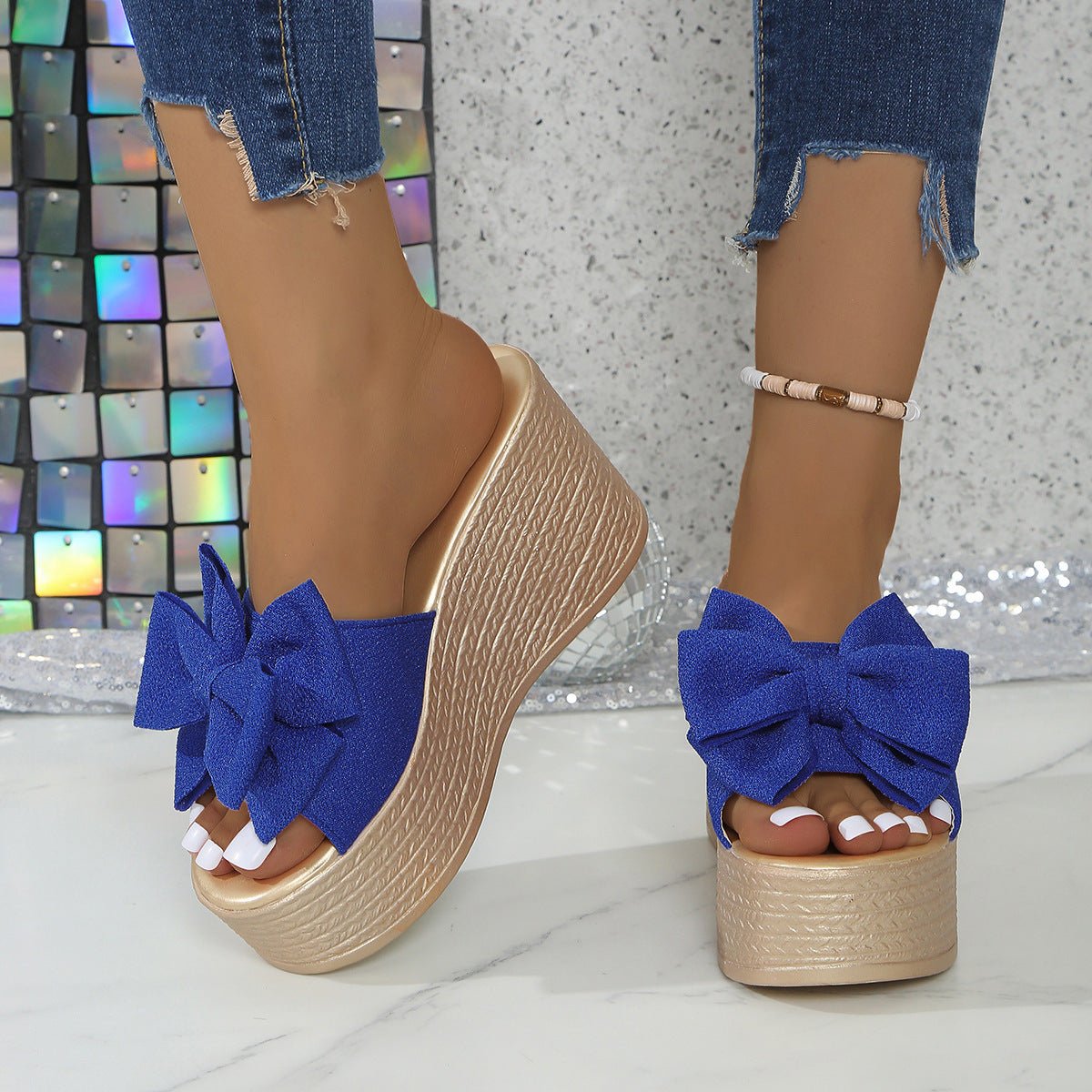 Terra Platform Wedge Open Toe Sandals Product Image 02