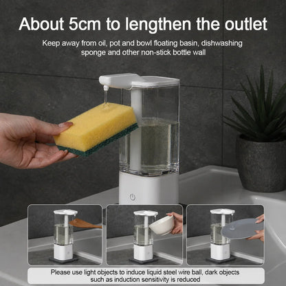 Touchless Soap Dispenser White Product Image 03