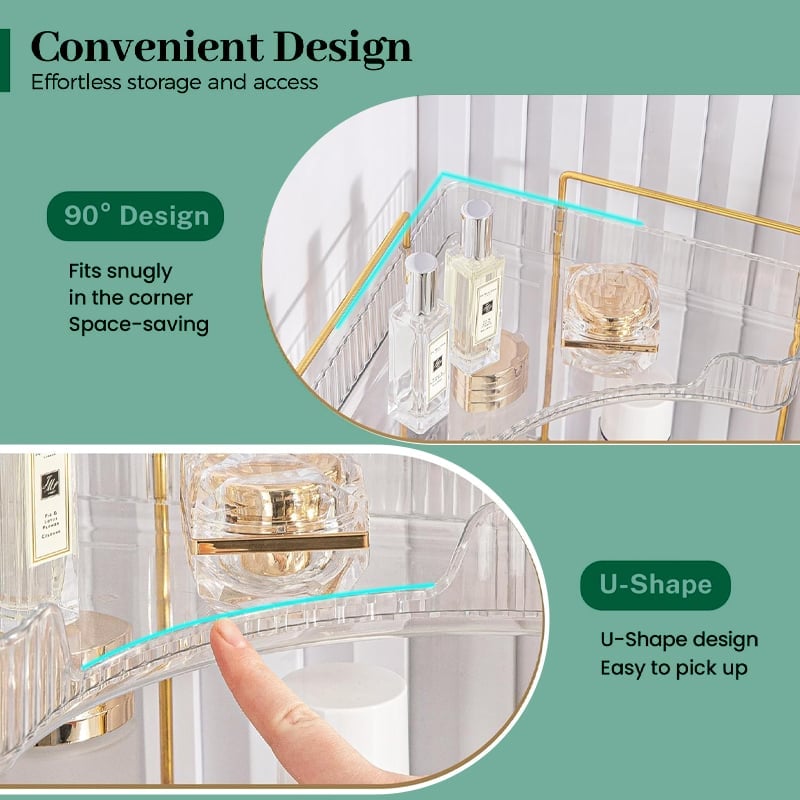 Trioclear 3 Tier Corner Countertop Organizer Product Image 04