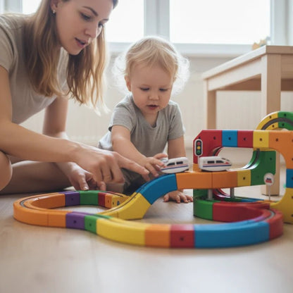 Twistrail Magnetic Train Track Set Product Image 03