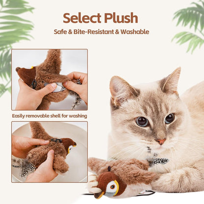 Twitchwing Interactive Cat Bird Toy Product Image 04