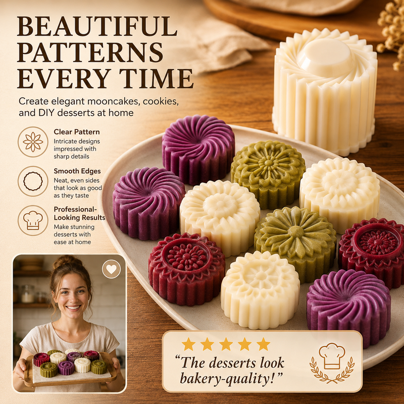 Two Pattern Mooncake Pastry Mold Product Image 02