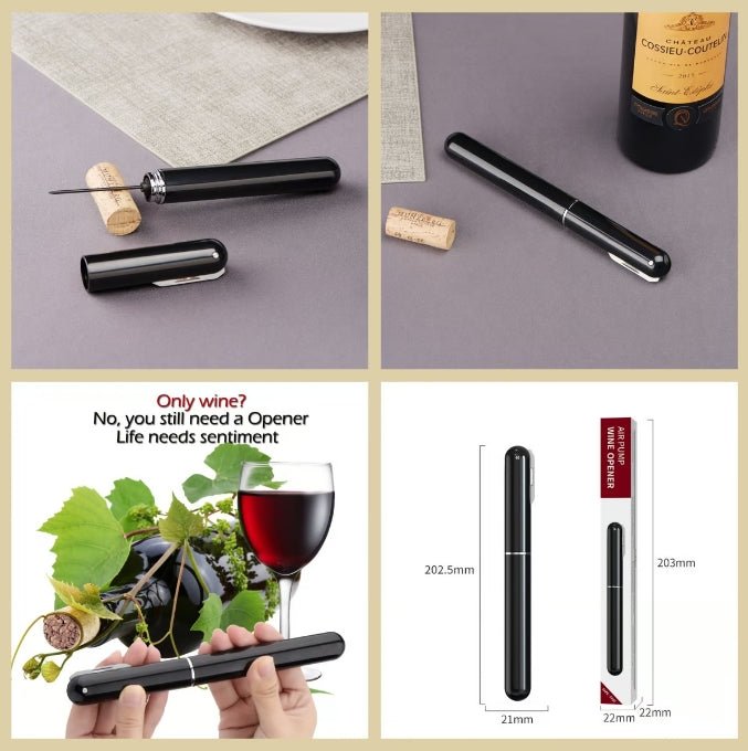 Vela Air Pressure Wine Opener Foil Cutter Product Image 02