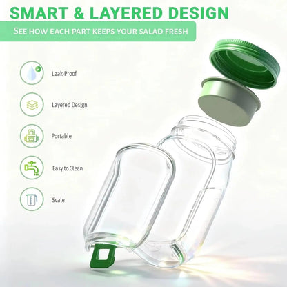 Vitaseal Leakproof Salad Snack Carrier Product Image 03
