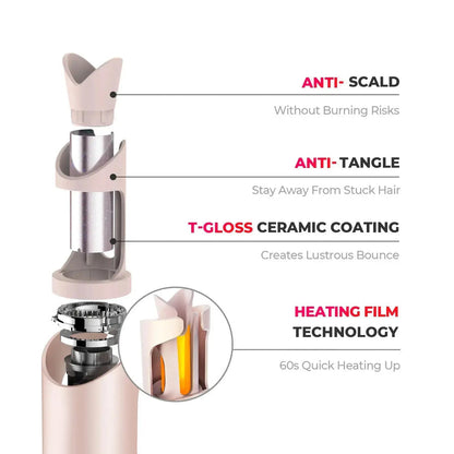 Vivid Auto Curl Styler Anti Tangle Hair Curler Product Image 03