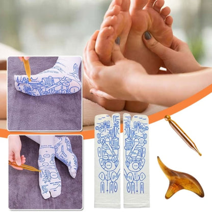 Vivid Reflexology Pressure Map Socks Product Image 01