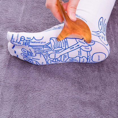 Vivid Reflexology Pressure Map Socks Product Image 03