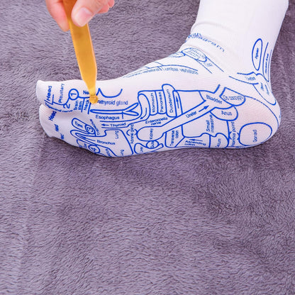 Vivid Reflexology Pressure Map Socks Product Image 06