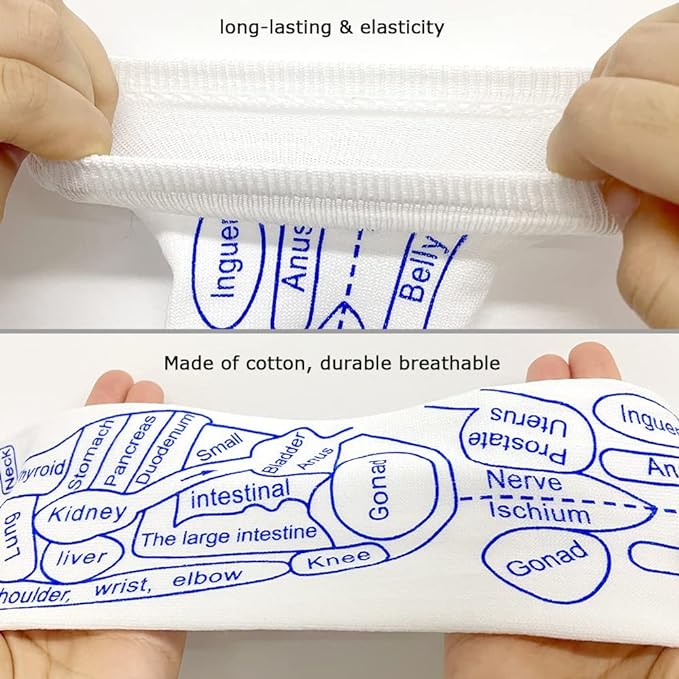 Vivid Reflexology Pressure Map Socks Product Image 07