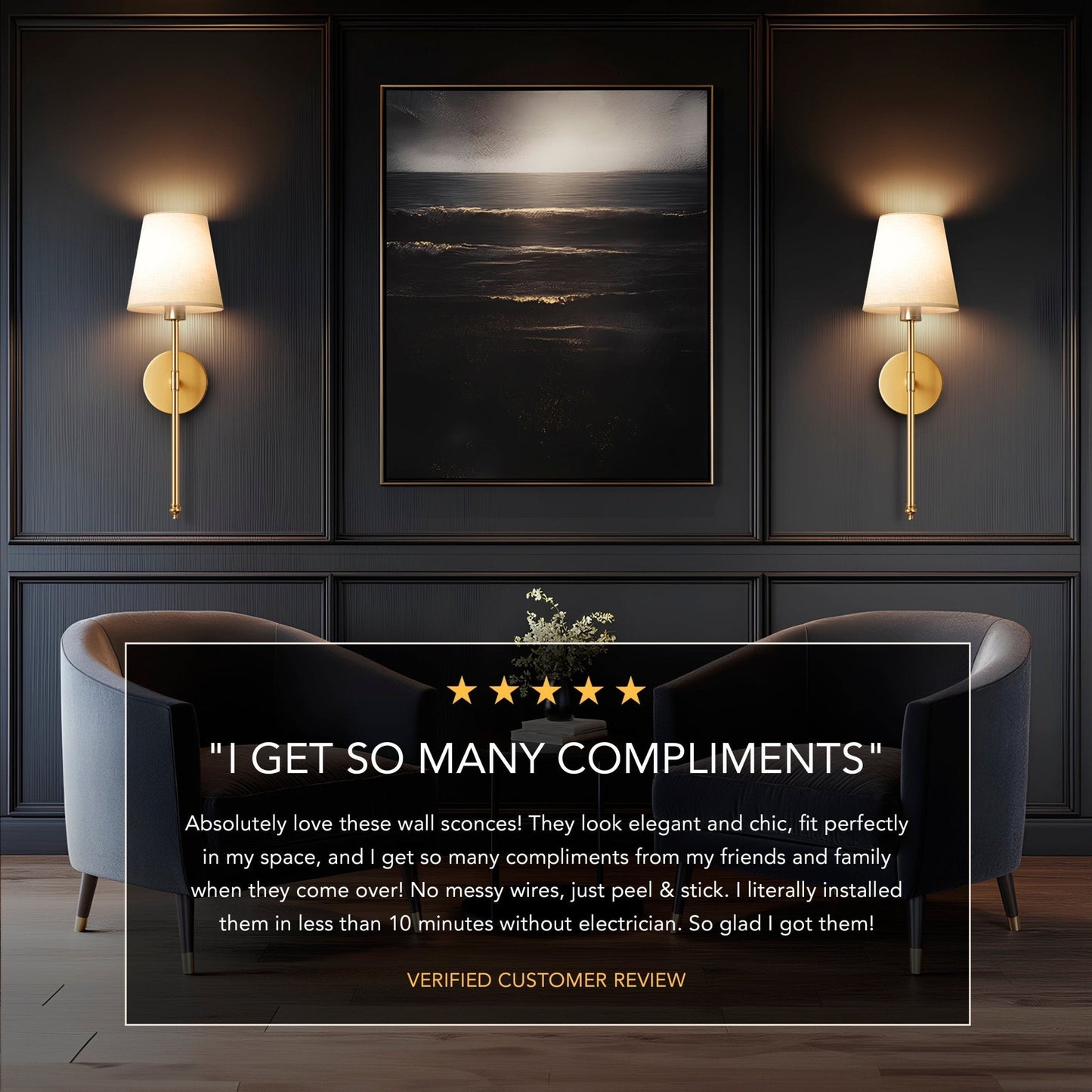 Warm Glow Accent Sconce Product Image 04