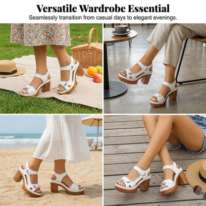 Wavestep Adjustable Platform Sandals Product Image 06