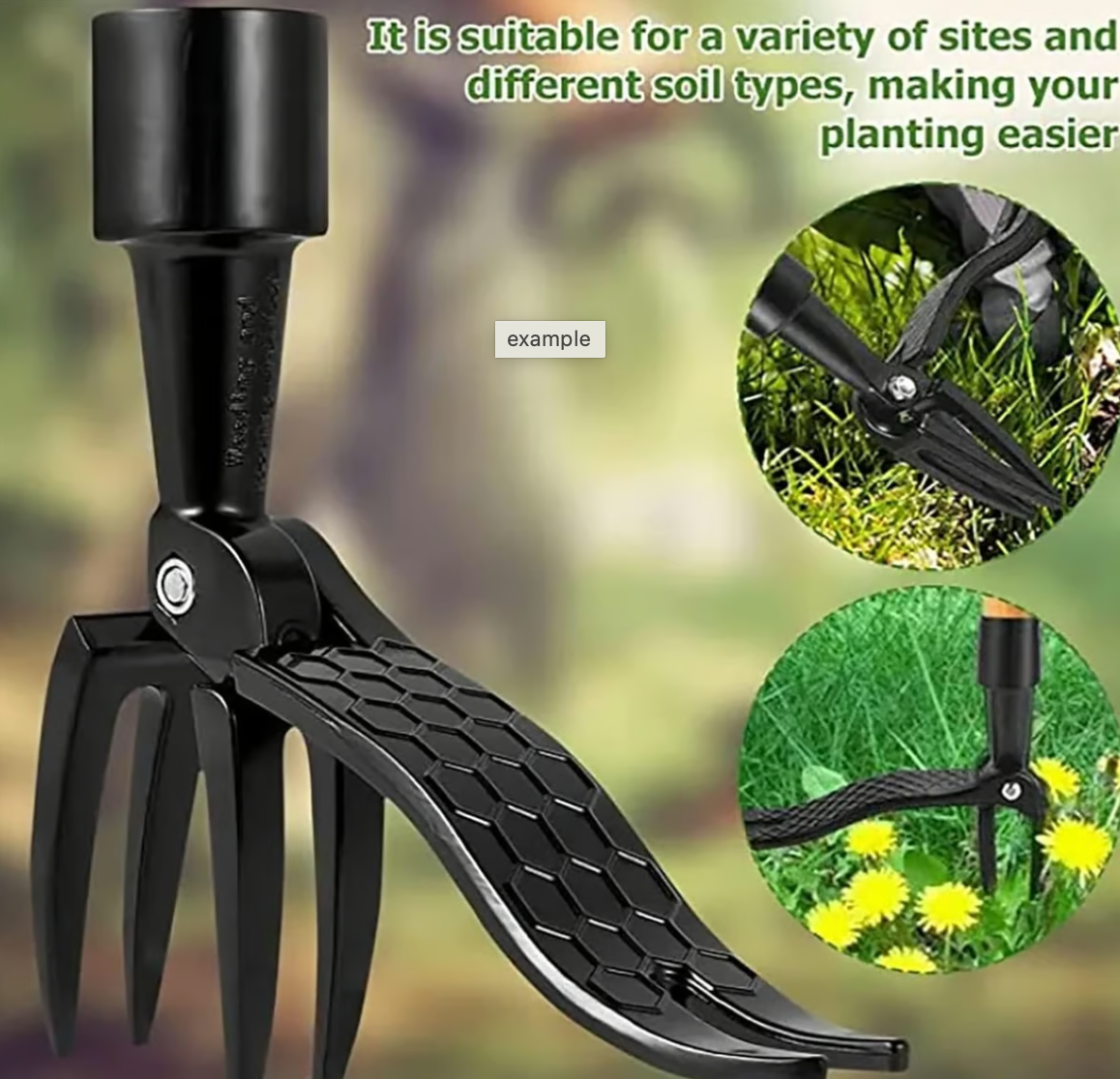 Weedease Stand Up Four Claw Weed Puller Product Image 02