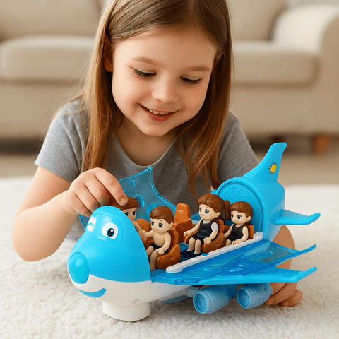 Whirljet Electric Airplane Toy Lights Music Playset Product Image 06
