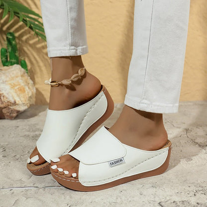 Willow Lightweight Wedge Slide Sandals Product Image 08