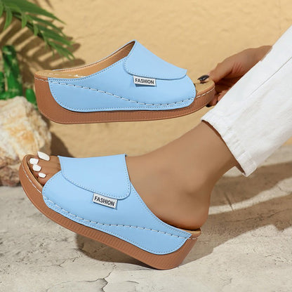 Willow Lightweight Wedge Slide Sandals Product Image 12