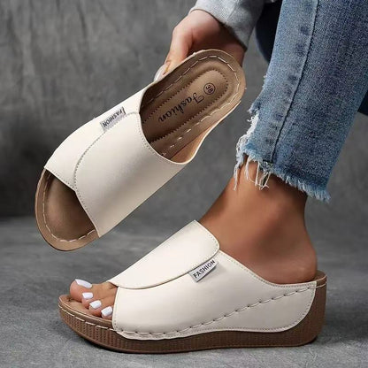 Willow Lightweight Wedge Slide Sandals Product Image 13