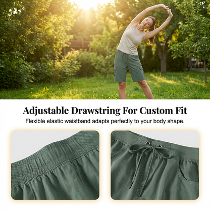 Willow Quick Dry Womens Cargo Shorts Product Image 05