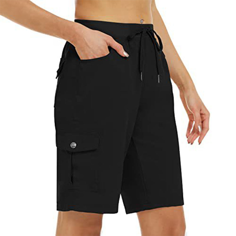 Willow Quick Dry Womens Cargo Shorts Product Image 12