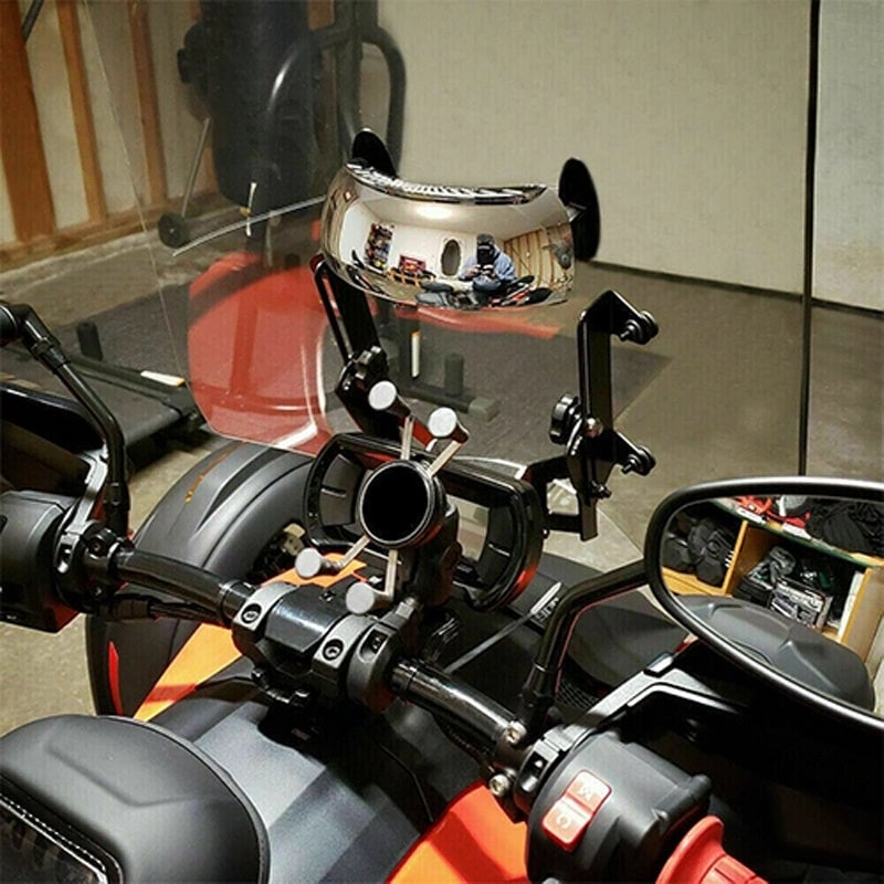 Windpath 180 Parabolic Motorcycle Mirror Product Image 03