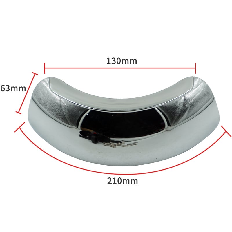 Windpath 180 Parabolic Motorcycle Mirror Product Image 07