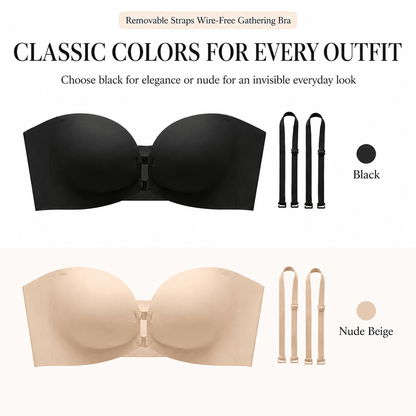 Wire Free Removable Strap Bra Product Image 06