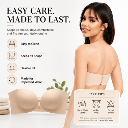 Wire Free Removable Strap Bra Product Image 09