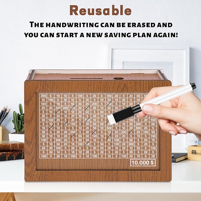 Wishwell Decorative Savings Bank Cash Box Product Image 01
