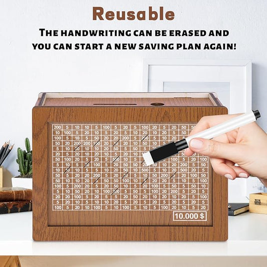 Wishwell Decorative Savings Bank Cash Box Product Image 01