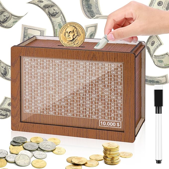 Wishwell Decorative Savings Bank Cash Box Product Image 04