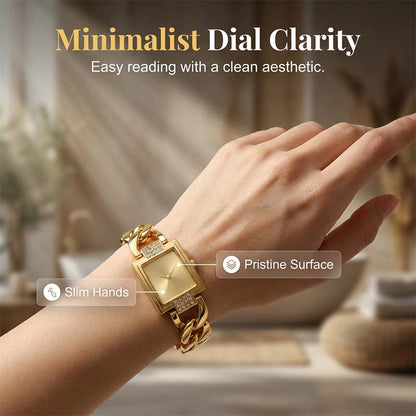 Womens Square Face Quartz Bracelet Watch Product Image 04