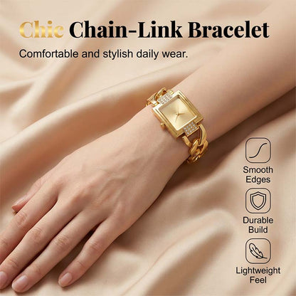 Womens Square Face Quartz Bracelet Watch Product Image 06