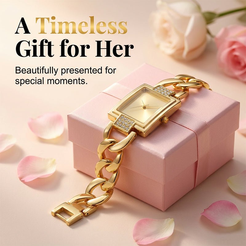 Womens Square Face Quartz Bracelet Watch Product Image 09