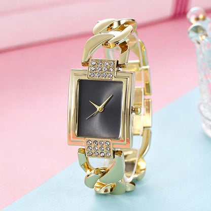 Womens Square Face Quartz Bracelet Watch Product Image 10