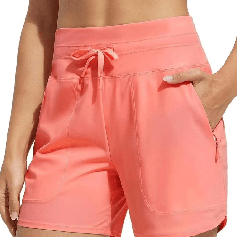 Workout Swim Shorts Upf 50 Zip Pockets Product Image 06