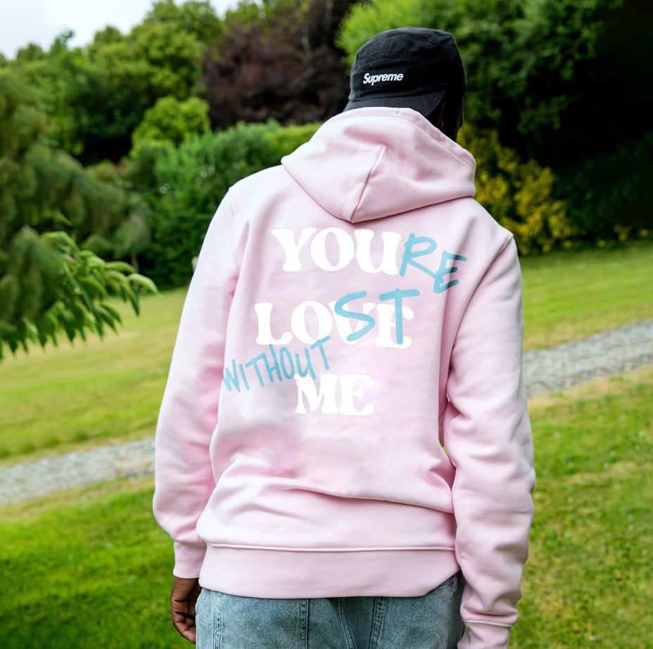 Yardley Letter Print Loose Fit Hoodie Product Image 01