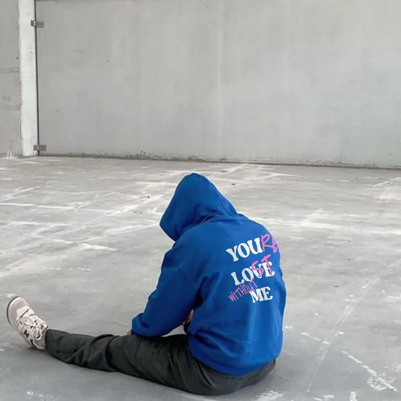 Yardley Letter Print Loose Fit Hoodie Product Image 06