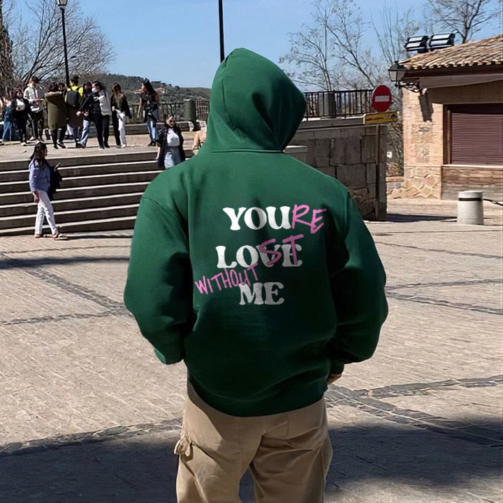 Yardley Letter Print Loose Fit Hoodie Product Image 08